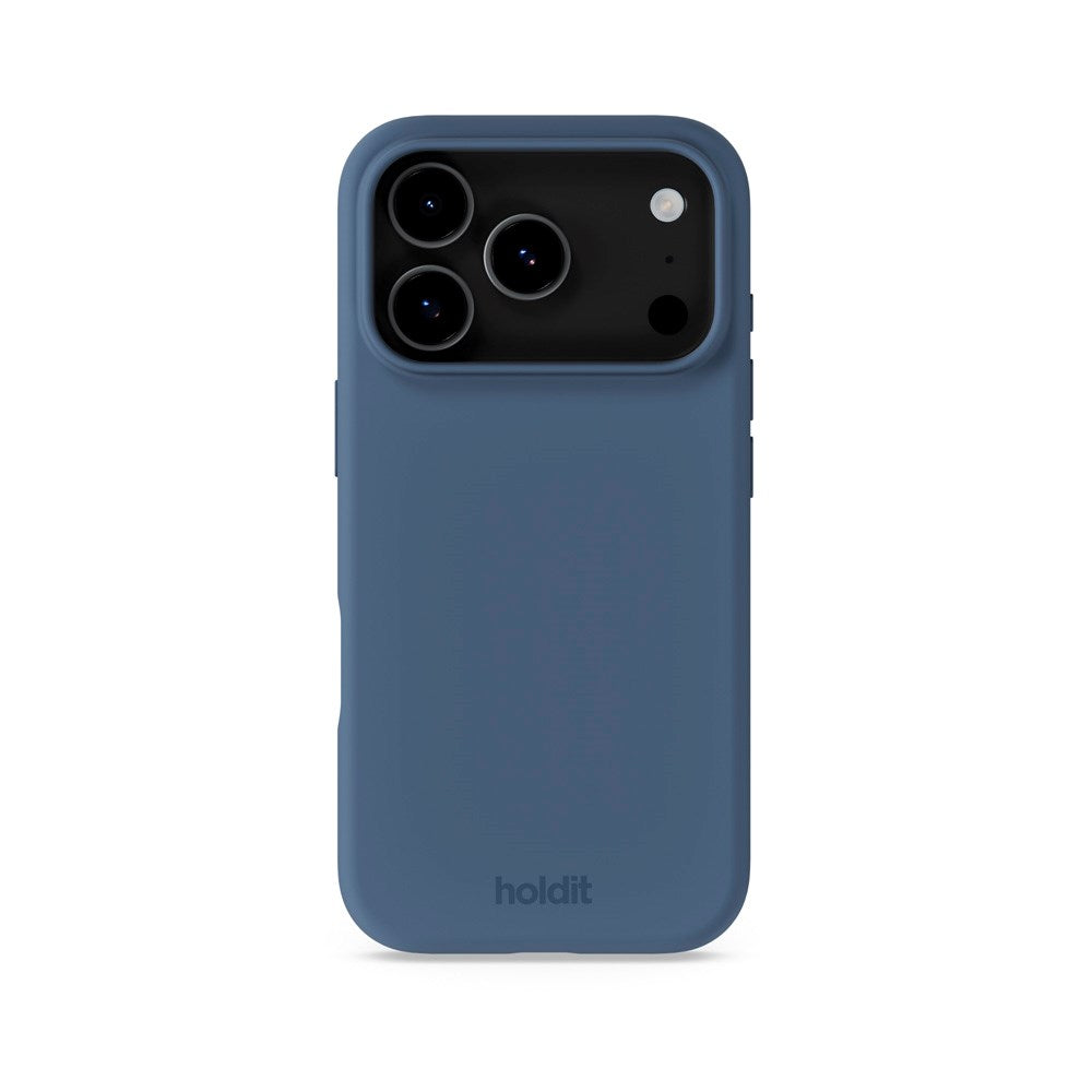Holdit iPhone 17 Pro Max Soft Touch Silikon Deksel - Pacific Blue