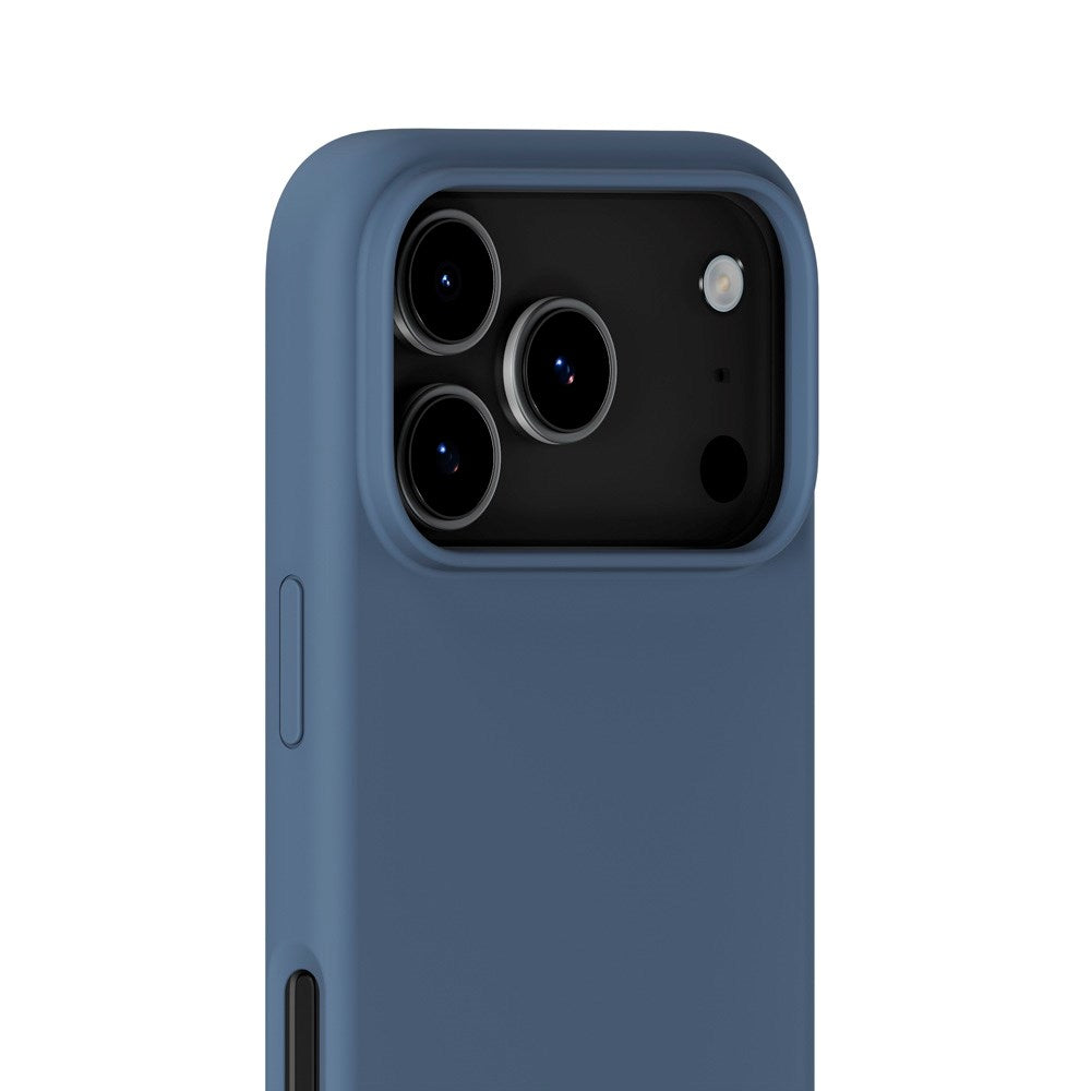 Holdit iPhone 17 Pro Max Soft Touch Silikon Deksel - Pacific Blue