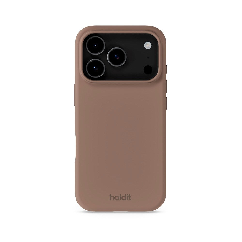 Holdit iPhone 17 Pro Max Soft Touch Silikon Deksel - Mocha Brown