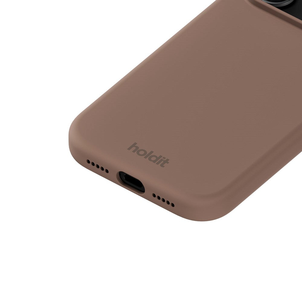 Holdit iPhone 17 Pro Max Soft Touch Silikon Deksel - Mocha Brown