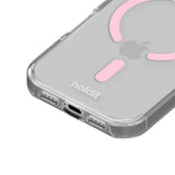 Holdit iPhone 17 Pro MagSafe Case - Transparent / Pink