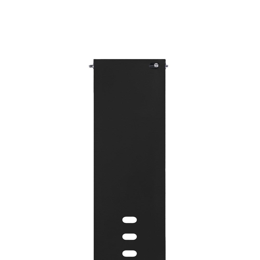 Universal Holdit Silikon Klokkerem med Metallspenne (20mm) - Svart