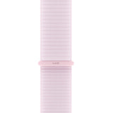Apple Watch (42/44/SE/45/46/49mm) Holdit Nylon Klokkerem med Borrelås - Rosa
