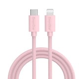 Smartline (3A/27W) USB-C til Lightning Braidy Kabel 2m - Rosa