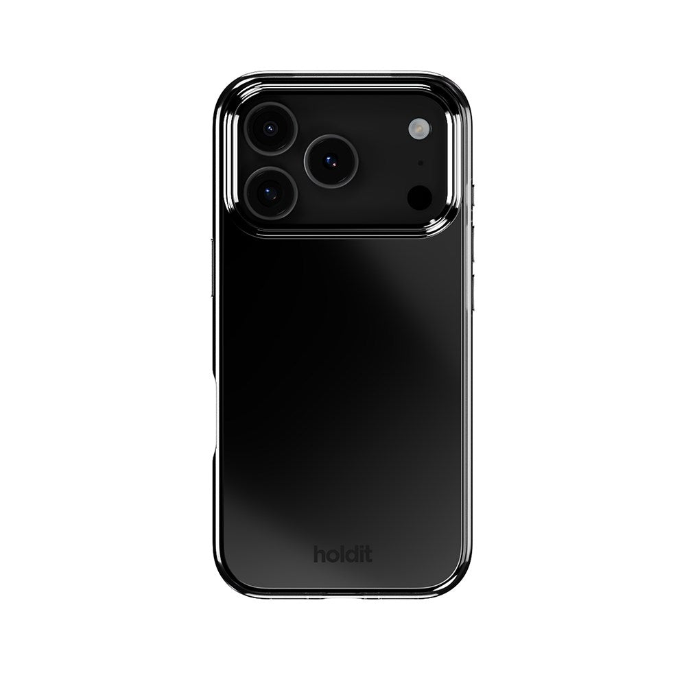 Holdit iPhone 17 Pro Max Mirror Deksel - MagSafe Kompatibel - Svart