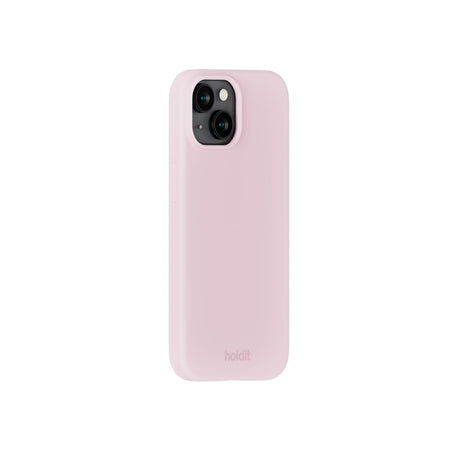 Holdit iPhone 15 Soft Touch Silikon Deksel - Pale Pink