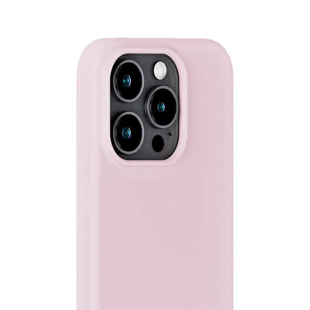 Holdit iPhone 15 Pro Soft Touch Silikon Deksel - Pale Pink
