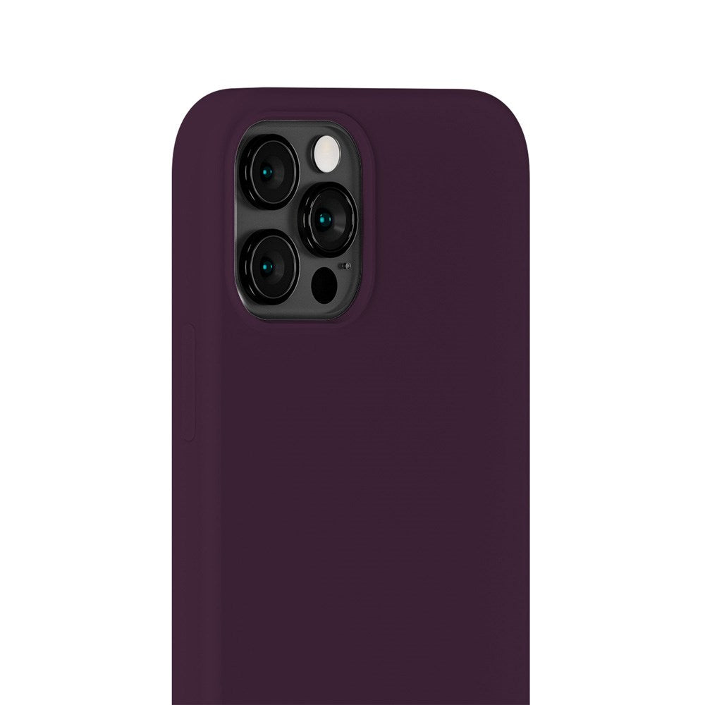 Holdit iPhone 12 / 12 Pro Soft Touch Silikon Deksel - Deep Plum