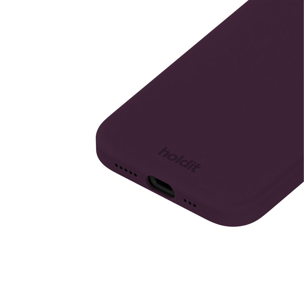 Holdit iPhone 14 / 13 Soft Touch Silikon Deksel - Deep Plum
