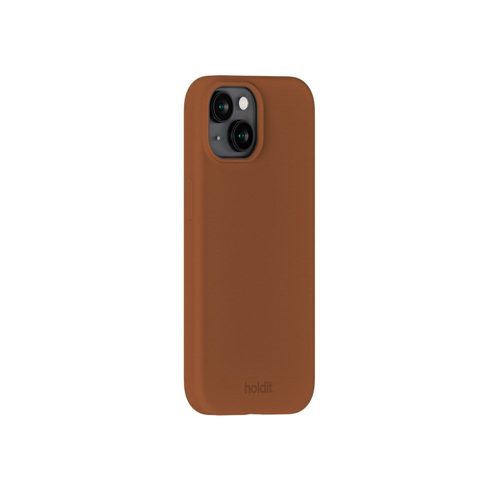 Holdit iPhone 14 / 13 Soft Touch Silikon Deksel - Almond Brown