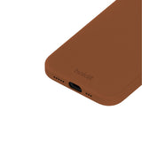 Holdit iPhone 15 Soft Touch Silikon Deksel - Almond Brown