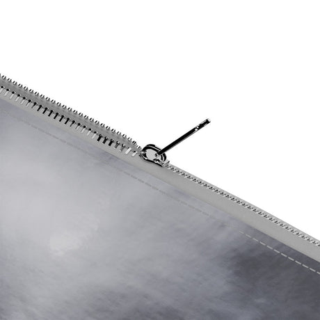 Holdit Lakkskinn Sleeve til MacBook / Bærbar PC 14" (34,2 x 24,2 cm) - Sølv