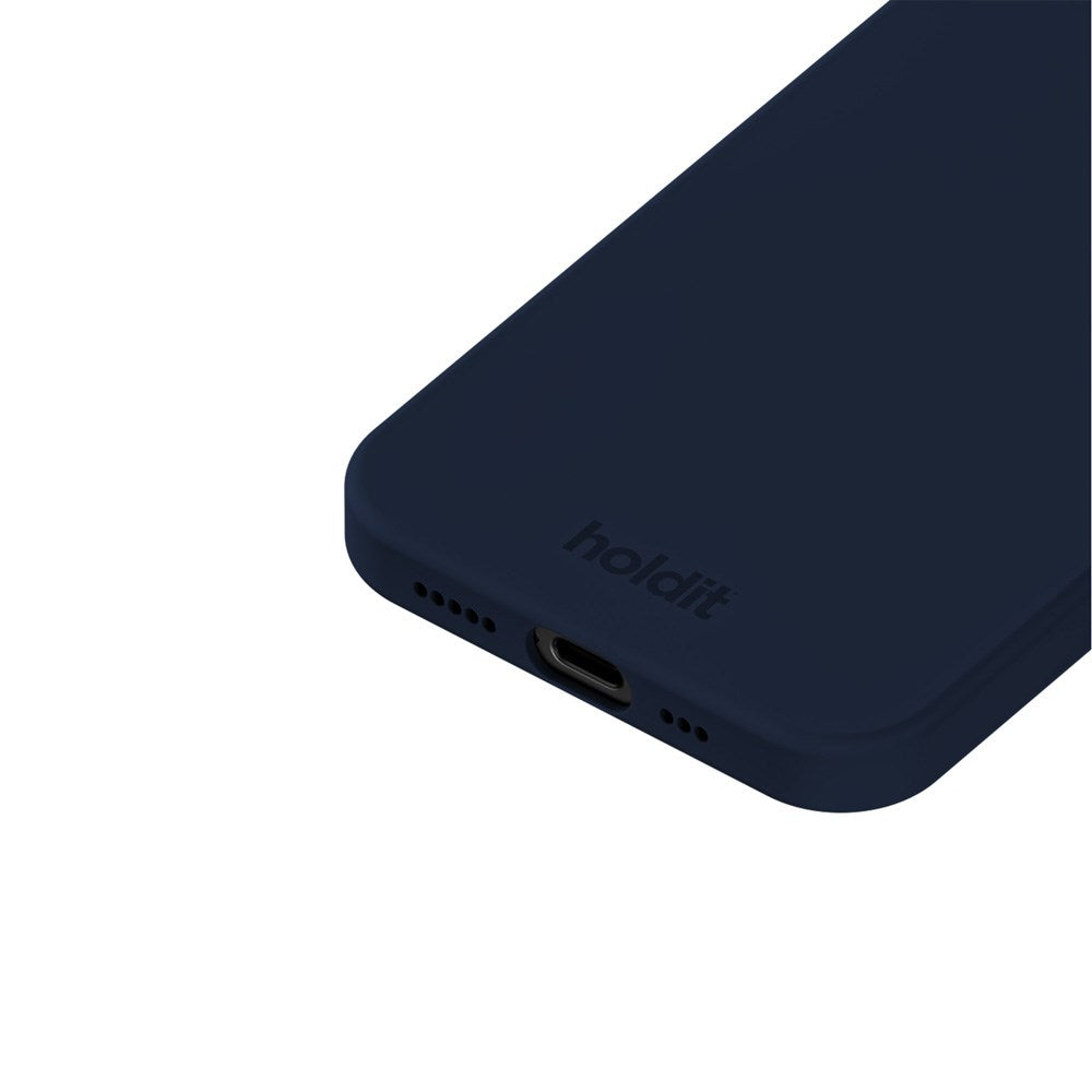 Holdit iPhone 17e / 16e Soft Touch Silikon Deksel - Midnight Blue