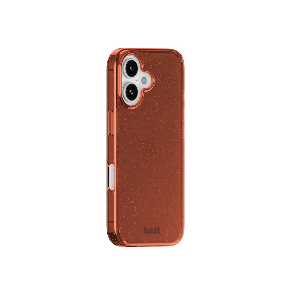 Holdit iPhone 16 Glitter Deksel - Amber