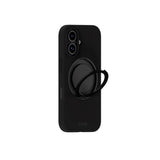 iPhone 16 Holdit Silikone Stand Deksel - Black