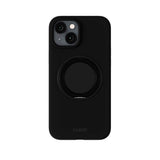 iPhone 17e / 16e / 15 Holdit Silikone Stand Deksel - Black