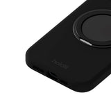 iPhone 17e / 16e / 15 Holdit Silikone Stand Deksel - Black