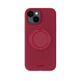iPhone 17e / 16e / 15 Holdit Silikone Stand Deksel - Red Velvet