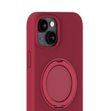 iPhone 17e / 16e / 15 Holdit Silikone Stand Deksel - Red Velvet