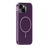 Holdit iPhone 17e / 16e / 15 / 14 / 13 Mono Case - MagSafe Kompatibel - Deep Plum / Pink