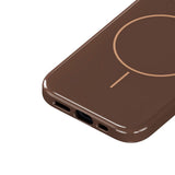Holdit iPhone 17e / 16e / 15 / 14 / 13 Mono Case - MagSafe Kompatibel - Chocolate / Beige
