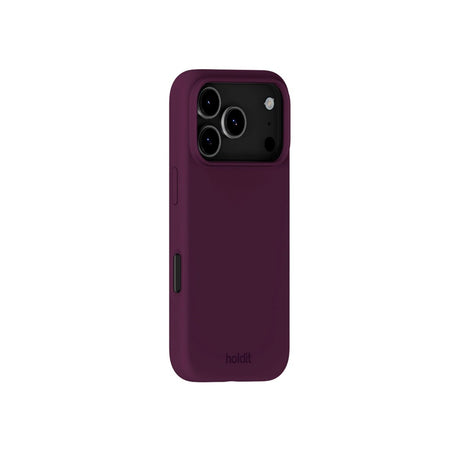 Holdit iPhone 17 Pro Soft Touch Silikon Deksel - Deep Plum