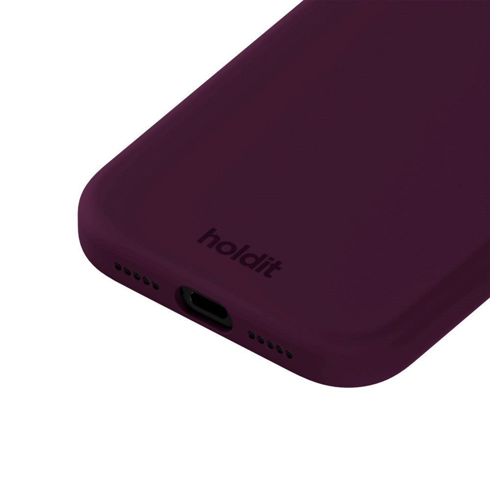 Holdit iPhone 17 Pro Max Soft Touch Silikon Deksel - Deep Plum