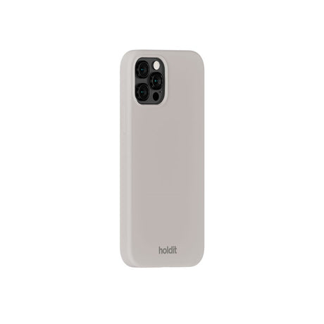 iPhone 12 / 12 Pro Holdit Soft Touch Silikon Deksel - Wool Gray