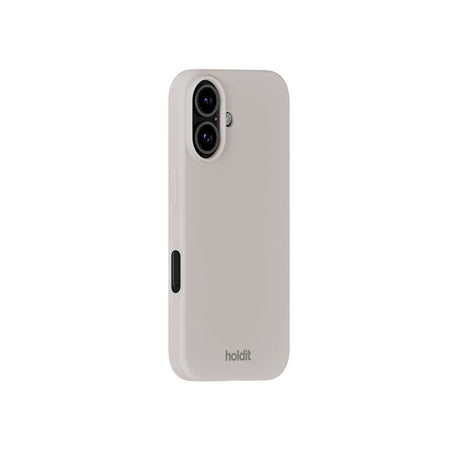 iPhone 16 Holdit Soft Touch Silikon Deksel - Wool Gray