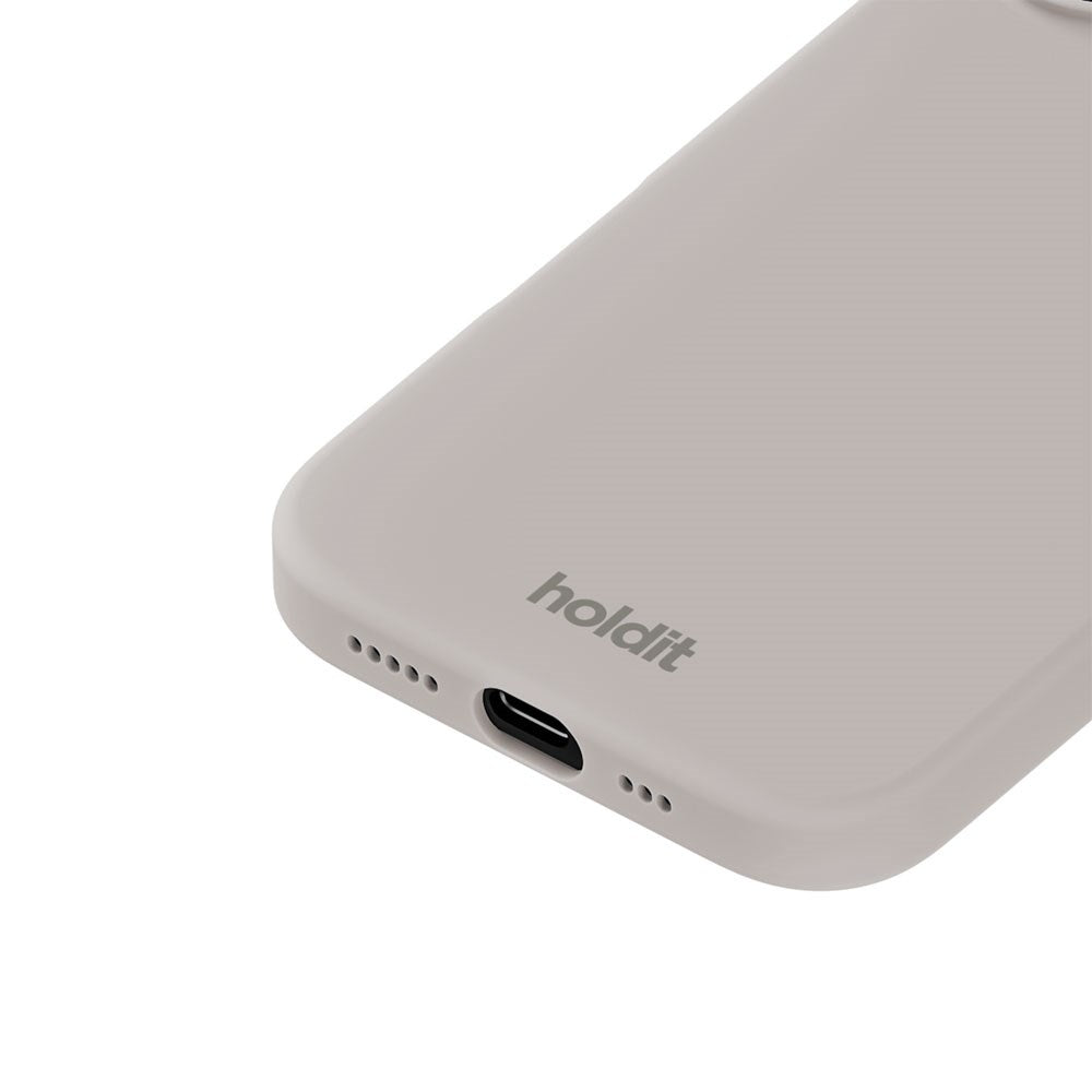iPhone 16 Holdit Soft Touch Silikon Deksel - Wool Gray