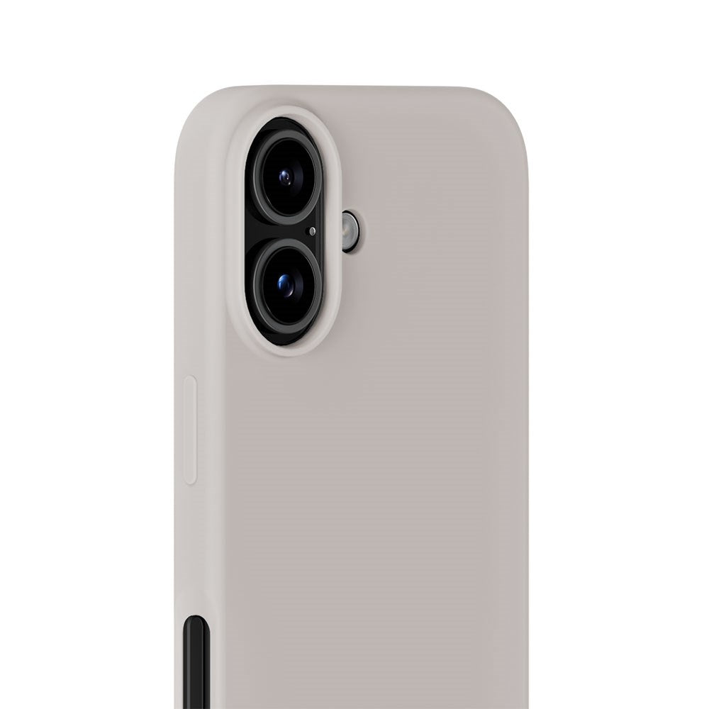 iPhone 16 Holdit Soft Touch Silikon Deksel - Wool Gray