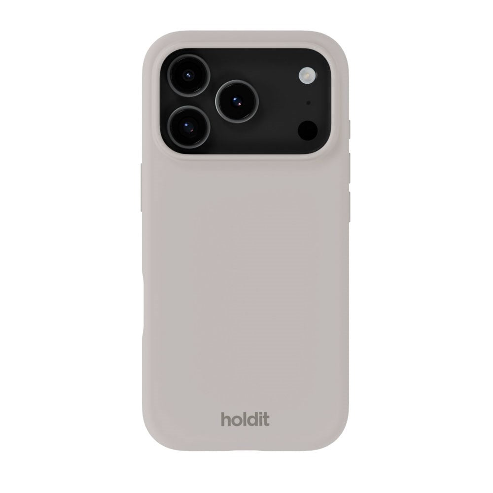 iPhone 17 Pro Holdit Soft Touch Silikon Deksel - Wool Gray
