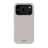iPhone 17 Pro Holdit Soft Touch Silikon Deksel - Wool Gray