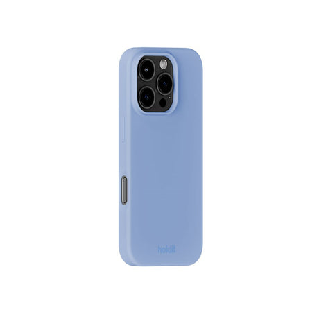 iPhone 16 Pro Holdit Soft Touch Silikon Deksel - Soft Cobalt