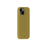 iPhone 15 Holdit Soft Touch Silikon Deksel - Warm Olive