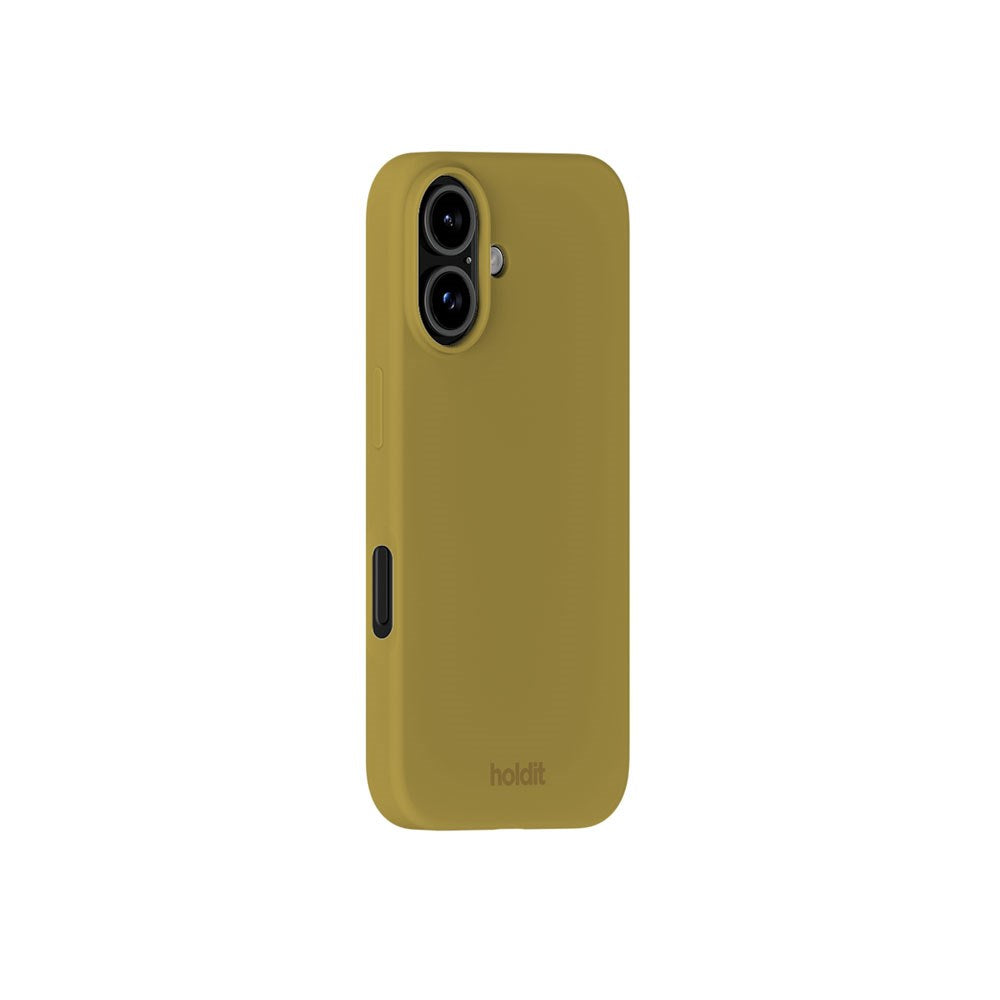 iPhone 16 Holdit Soft Touch Silikon Deksel - Warm Olive