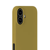 iPhone 16 Holdit Soft Touch Silikon Deksel - Warm Olive