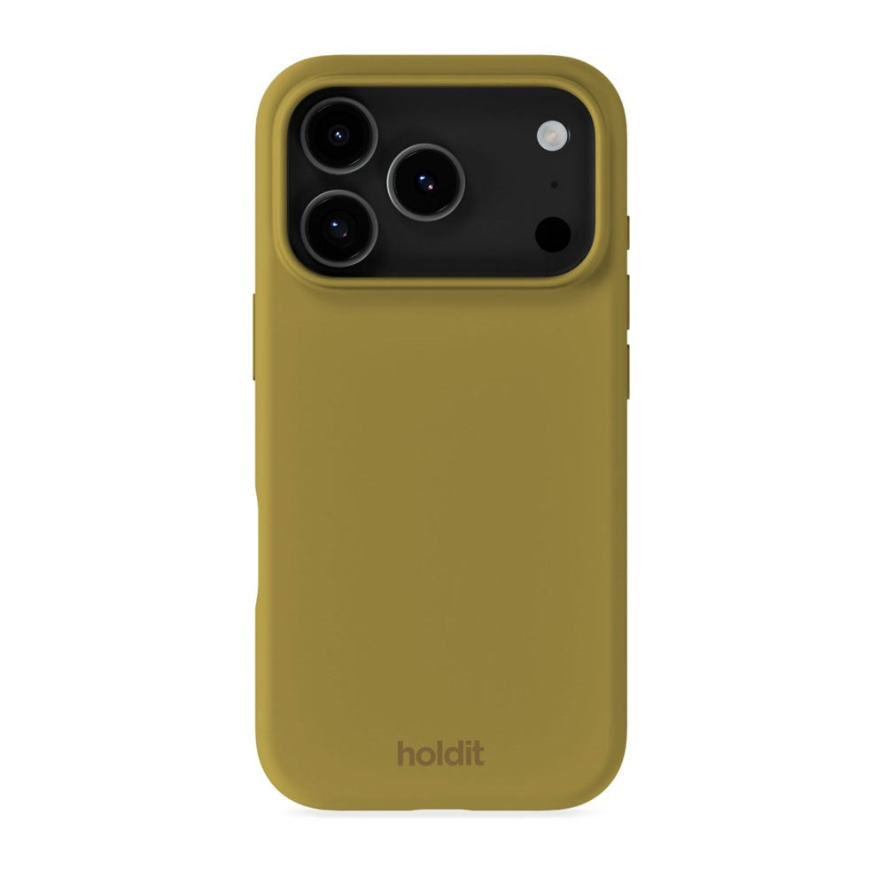 iPhone 17 Pro Max Holdit Soft Touch Silikon Deksel - Warm Olive