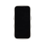 iPhone 17e / 16e / 15 / 14 / 13 Holdit Wavy Deksel - Wool Grey / Transparent