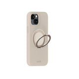 iPhone 17e / 16e / 15 Holdit Silikone Stand Deksel - Light Beige