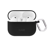 Apple AirPods Pro (3. Gen.) Holdit Silicone Case m. Karabinkrok - Black