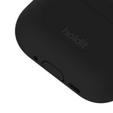 Apple AirPods Pro (3. Gen.) Holdit Silicone Case m. Karabinkrok - Black