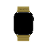 Apple Watch (38/40/SE/41/42mm) Holdit Silicone Magnet Rem - Warm Olive / Black
