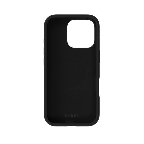 iPhone 16 Pro Holdit Soft Touch MagSafe Silikon Deksel - Black