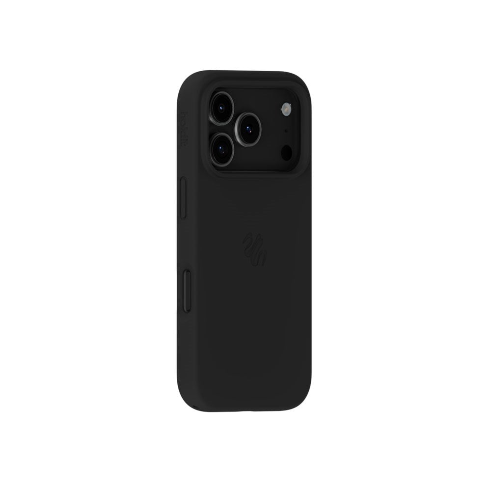 iPhone 17 Pro Max Holdit Soft Touch MagSafe Silikon Deksel - Black