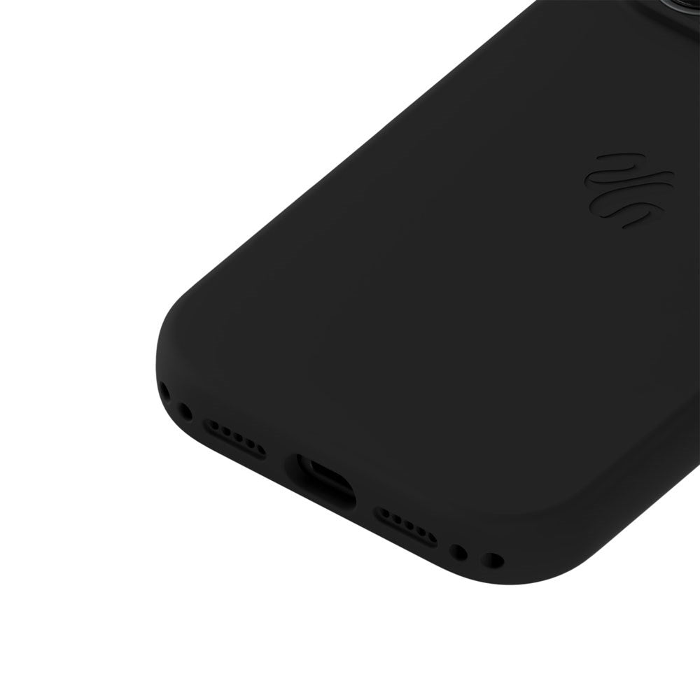 iPhone 17 Pro Max Holdit Soft Touch MagSafe Silikon Deksel - Black