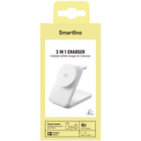 Smartline Sammenleggbar 3-in-1 Trådløs Lader 25W - Qi2 Kompatibel - Hvit