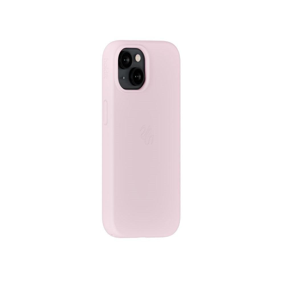 iPhone 15 / 14 / 13 Holdit Soft Touch MagSafe Silikon Deksel - Pale Pink