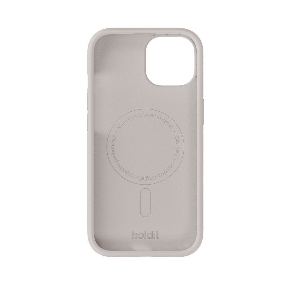 iPhone 15 / 14 / 13 Holdit Soft Touch MagSafe Silikon Deksel - Wool Gray