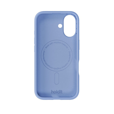 iPhone 16 Holdit Soft Touch MagSafe Silikon Deksel - Soft Cobalt